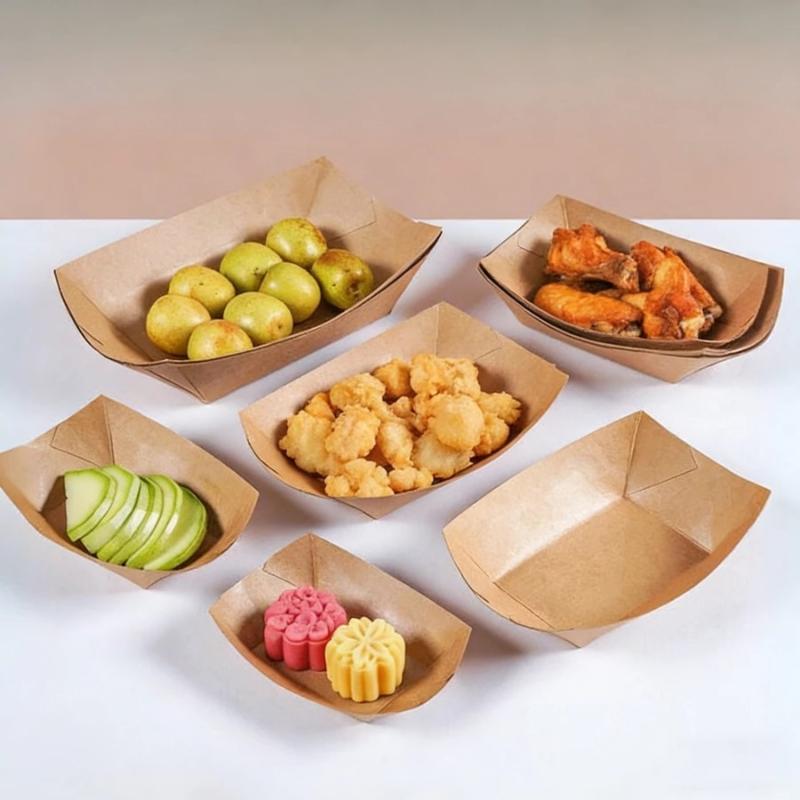 Disposable Kraft Paper Hotdog  - огляд і ціна Food Snacks Restaurant
